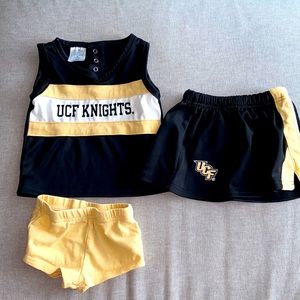 UCF Knights Cheerleading Set 12 Months Central Fl